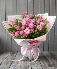 Букет Розовый кустик #REPLACE_PRED# Пущино