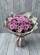 Букет цветов из:  Хризантемы #REPLACE_PRED# Пущино