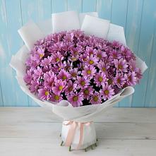 Букет цветов из:  Хризантемы в Пущино