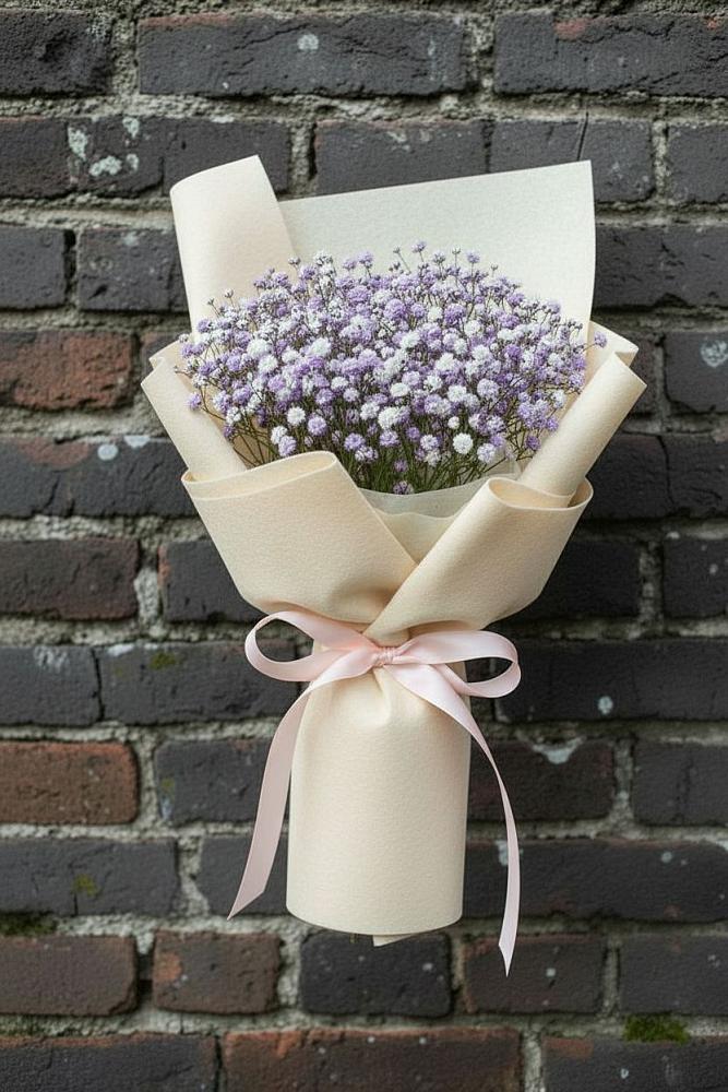 Букет Нежные чувства в Пущино Букет цветов из: Гипсофила в Пущино