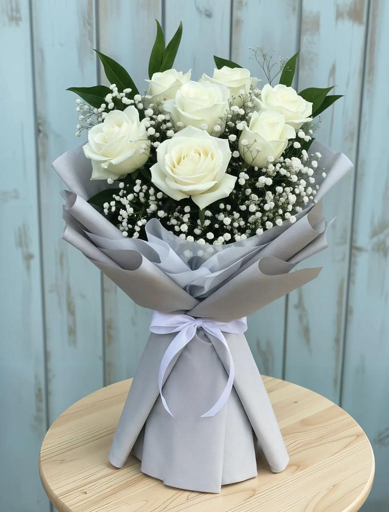 Букет цветов из: Розы в Пущино