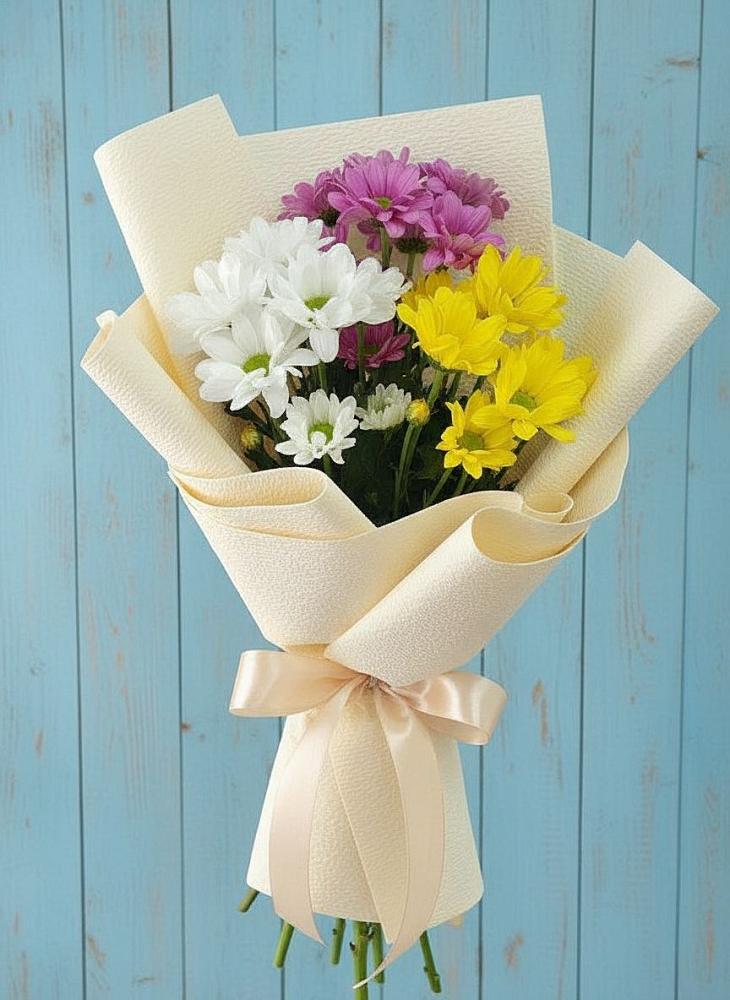 Букет цветов из: Хризантемы в Пущино