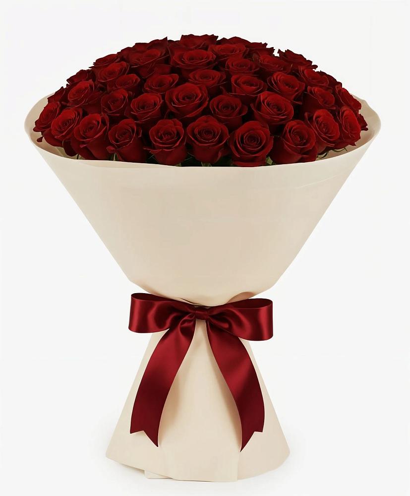 101 Бордовая роза Блэк Бакарра в Пущино Букет 101 Бордовая роза Блэк Бакарра в Пущино